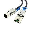 External Mini SAS 4x SFF-8088 to mini sas High Density HD SFF-8644 data server Raid Cable 100cm