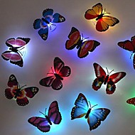 7 colores cambiantes mariposa llevó la lámpara de luz nocturna