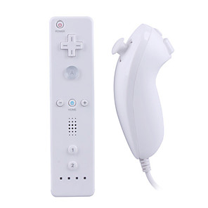 Senza filo Controller per videogiochi Per Wii U / Wii , Manubri da gioco Controller per videogiochi Metallo / ABS 2 pcs unitÃ