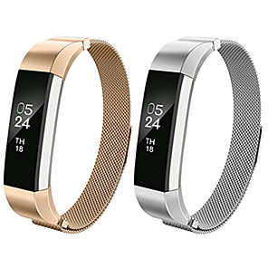 ΠαÏακολουθήστε Band για Fitbit Alta HR / Fitbit Alta Fitbit ΜιλανÎζικη ΠλÎξη Ανοξείδωτο Ατσάλι ΛουÏάκι ΚαÏποÏ